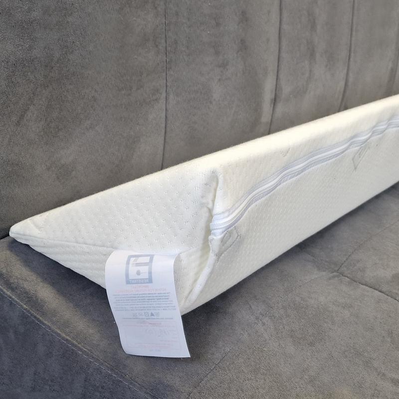 Gap Filler Headboard Wedge Pillow - All Sizes - Knitted Cool touch Cover- Medium - Breathable - Allergy-Friendly 5
