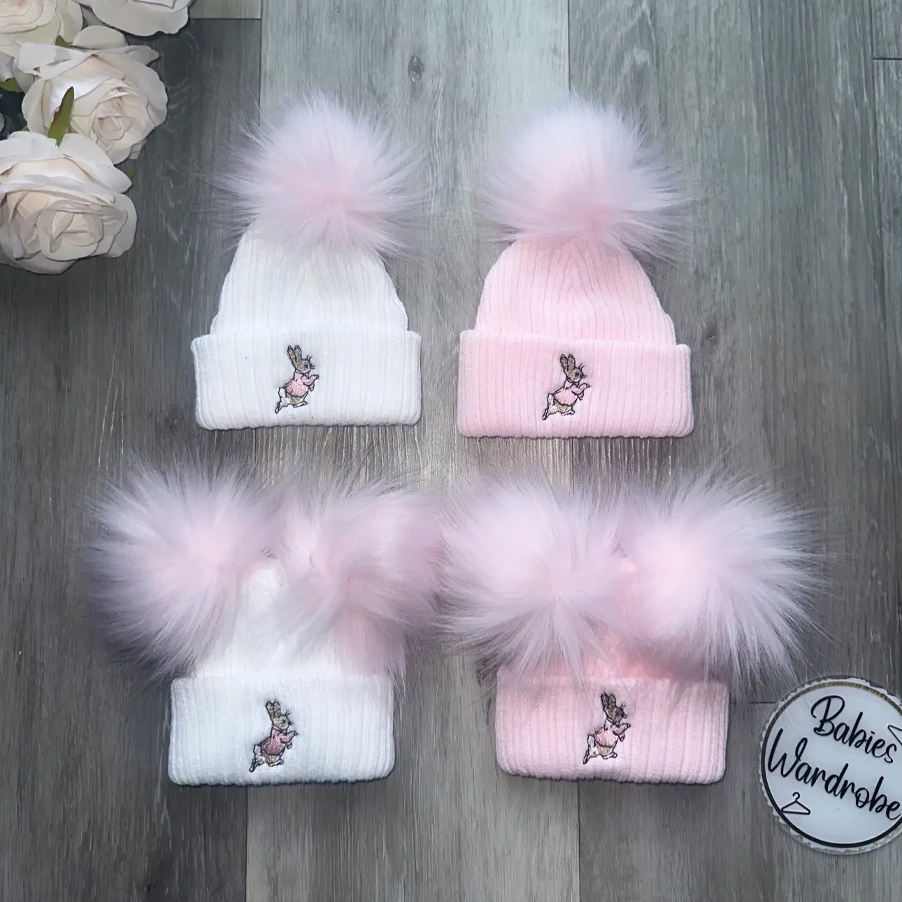 Pink Peter Rabbit Hats