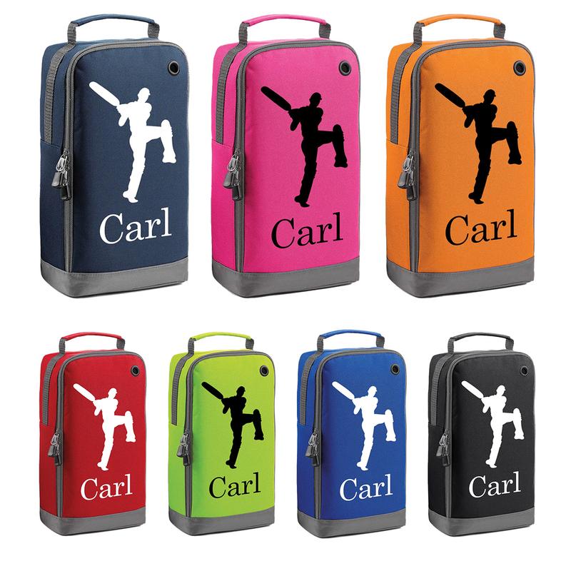 Personalised Childrens Cricket Boot Bag Kids Sports Gift Custom Shoe Bags 1