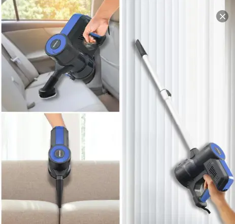 Corded Vacuum Cleaner Handheld Stick Corded Hoover 3 in 1 Bagless Vacuum Cleaner With German Wessel Werk Head Nozzle Light Weight 3