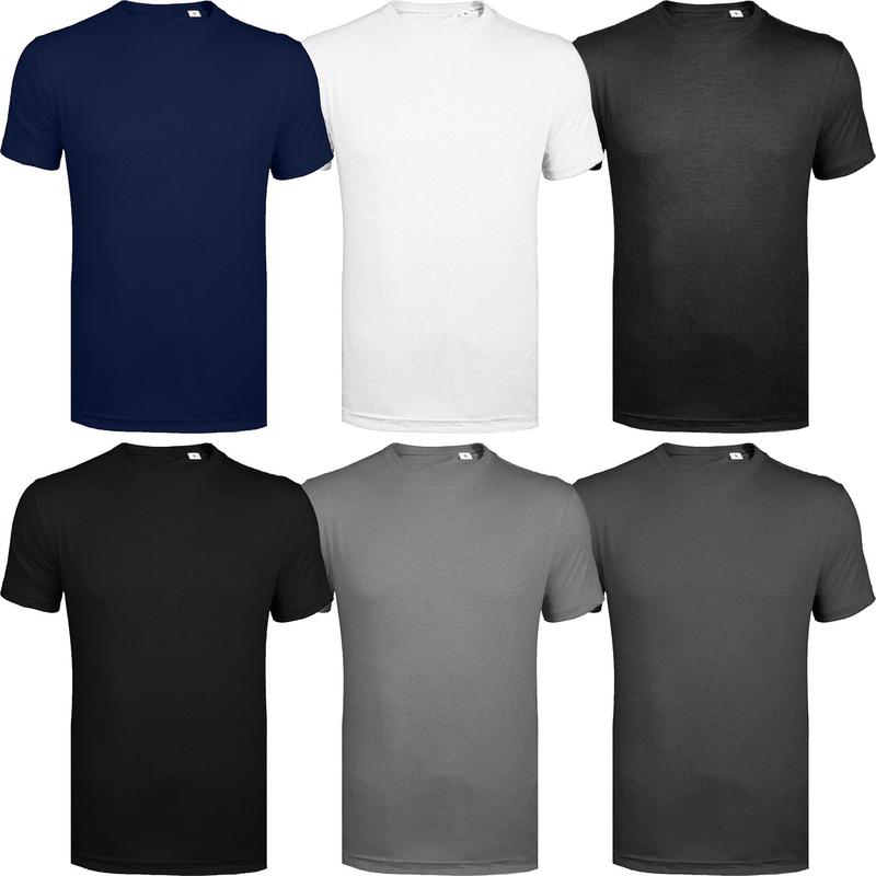 2025 new hot selling models 6 pack mens T-shirt short sleeve shirt crew neck plain assorted cotton top menswear set Gym Fitness running multipack T shirt 1