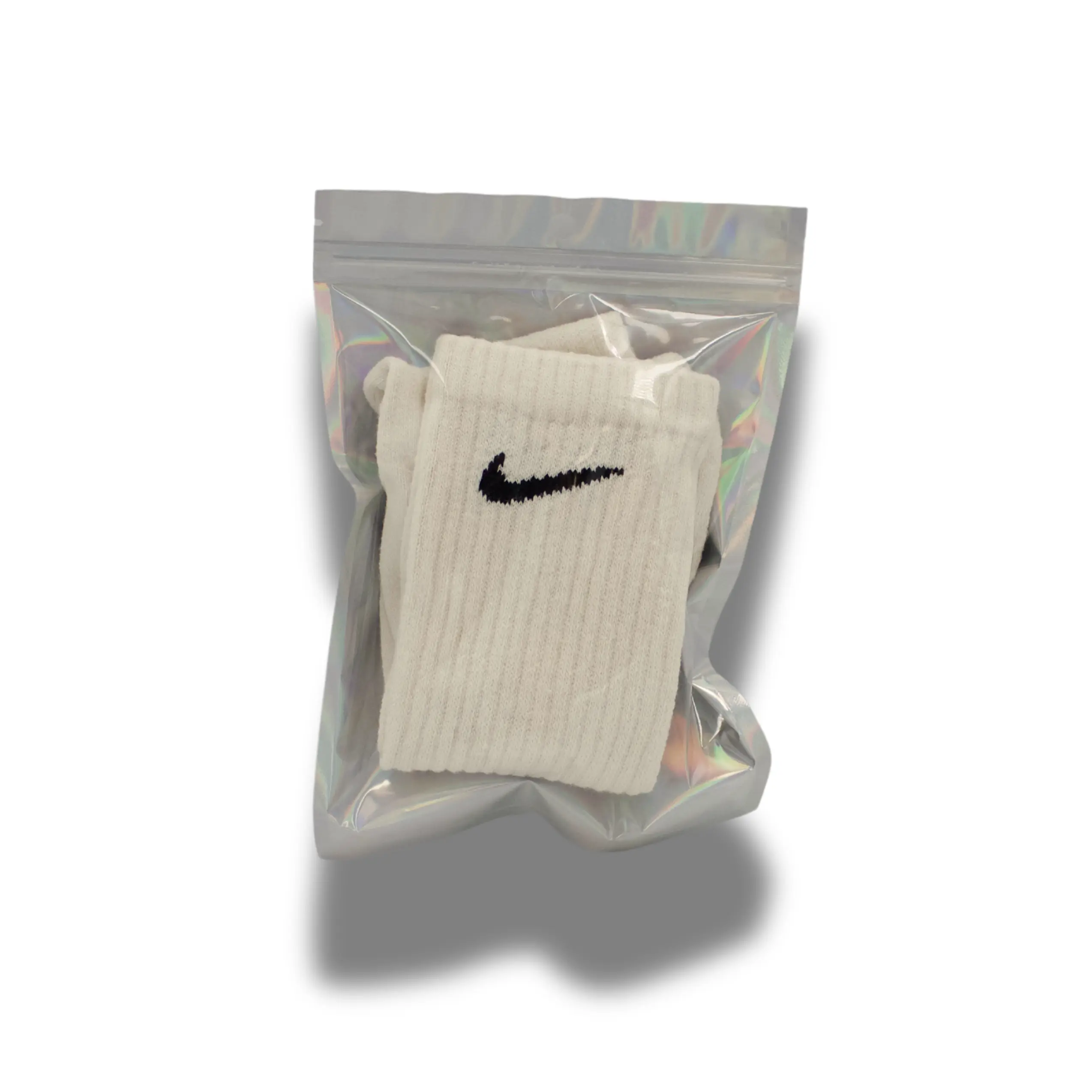 Preowned Deadstock Nike Everyday Cushioned Multicoloured Socks - Sandy Beige Unworn Brand New With Box
