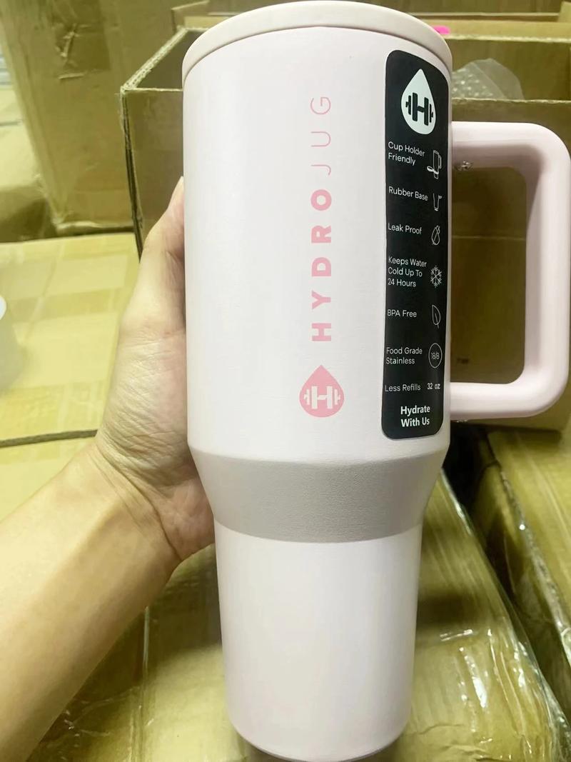 Product Introduction of HydroJug Tumbler 32OZ/40OZ Traveler Straw Lid Stainless Steel Vacuum Insulated Car Mug Double Wall Thermal Iced Travel 14