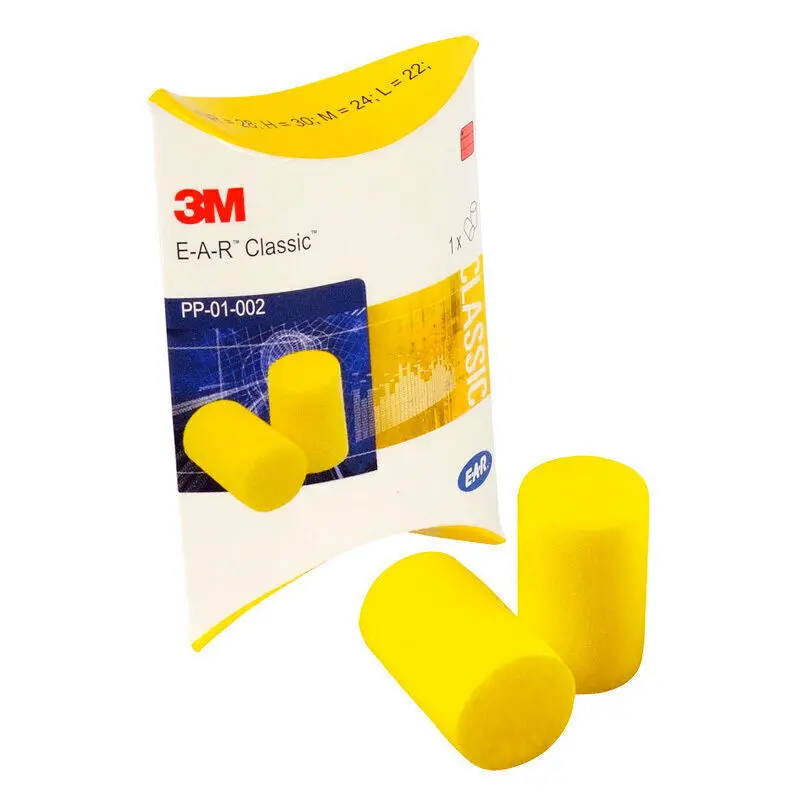 20 Pairs 3M EAR Classic Foam Ear Plugs Factory Sealed 100% Hygienic Noise Reduction for Sleep, Travel, Work, and Study Comfortable and Reliable Ear Protection 5