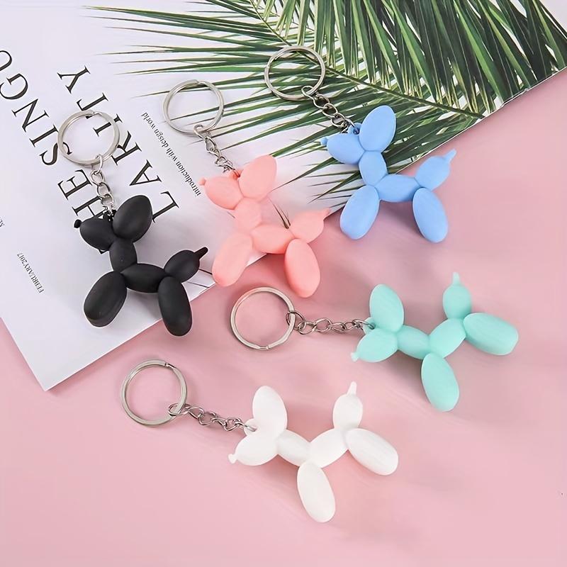 1pc, Creative Soft Rubber Bubble Dog Keychain (4.45"×2.36"), Cute Dog Charm, Bag Charm, Muti-color Dog Keychain, Keyring Packs, Holiday Gifts, Birthday Gifts, Room Decor, Party Favors 4