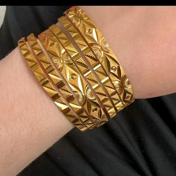 Women's Gold Plated Bangles - Beautiful and Stunning