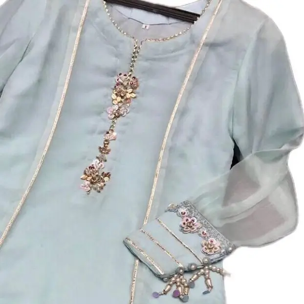 Nira loaded sleeve kameez and palazzo Pakistani suit 2