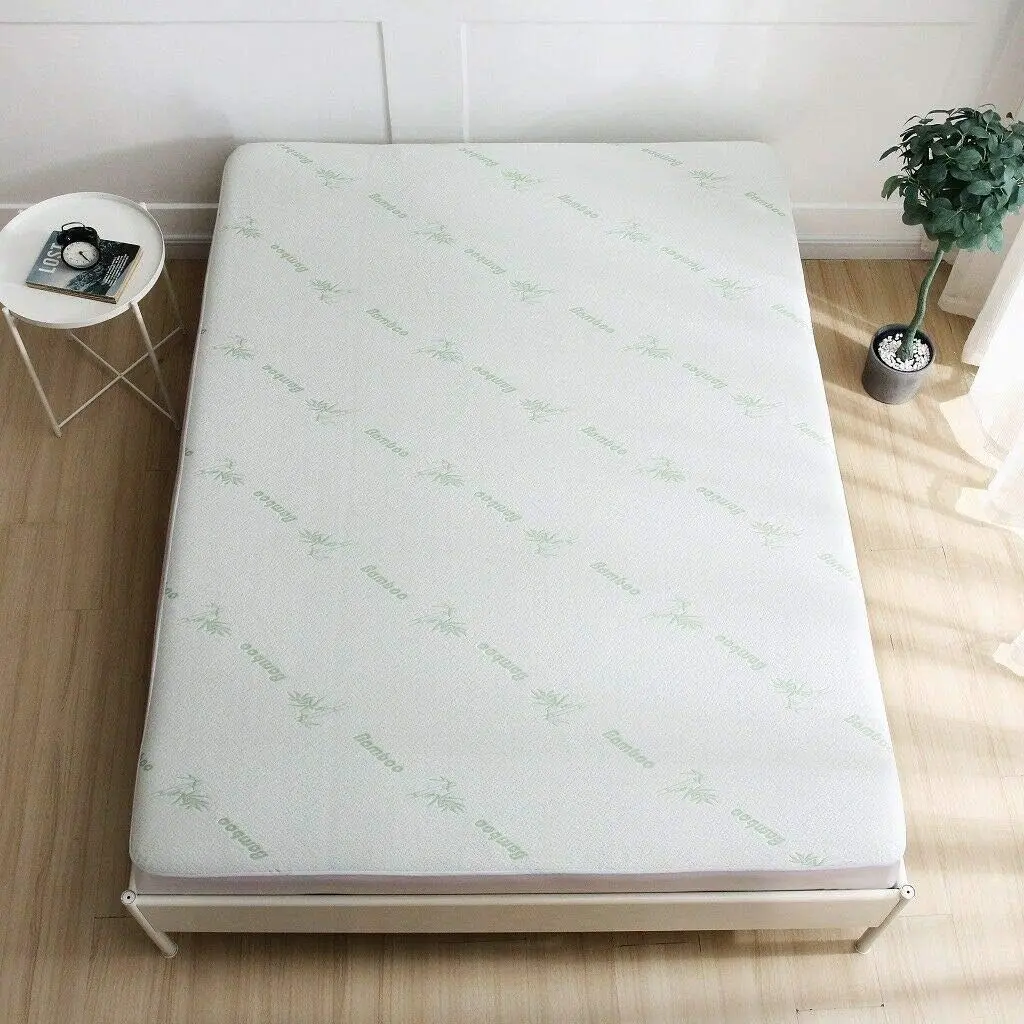 Premium Bamboo Mattress Protector 100% Bamboo Fabric Surface Extra Deep Mattress Cover Waterproof Bed Cover Anti Allergy Bed Bug Proof Full Fitted Extra Deep Bed Mattress Protector
