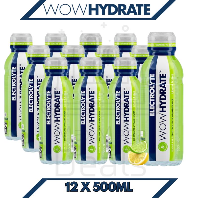 Wow Hydrate All Variety 12 X 500ML Bulk Pack Beverage 3