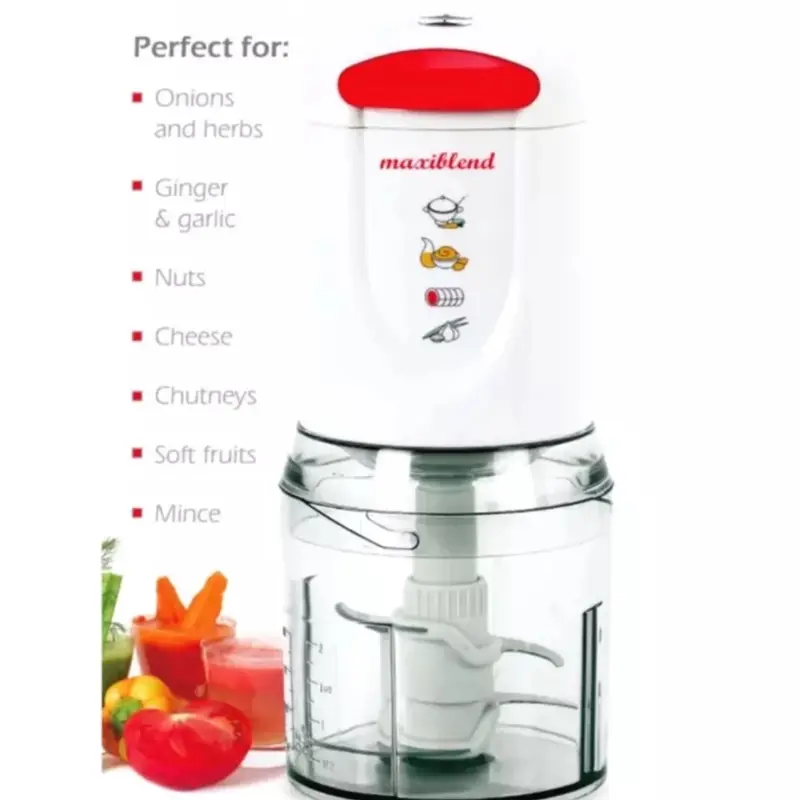 Electric Food Chopper Processor for Meat and Vegetables - 500ML Capacity, 450W Power 1