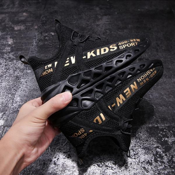 Product Introduction of Daclay Trendy All-Season Kids' Sneakers: Breathable, Durable Rubber Sole, Fashionable Plaid, Lace-Up Comfort for Teens 3