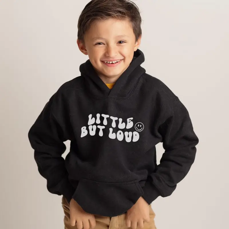 Little But Loud Kids Hoodie 0