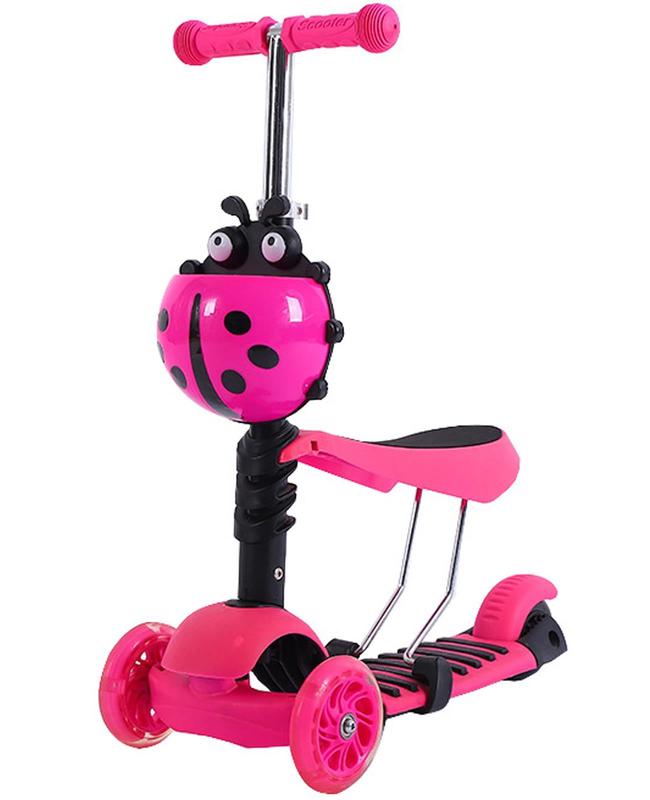 3 in 1 Kids Scooter Adjustable Seat Age 2-12yrs 1