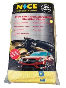 Cloth Ultra Soft  Premium Quality - Pack of 24,  Washable Reusable Water Absorbent Kitchen Long-lasting Cleaning Wipe microfiber