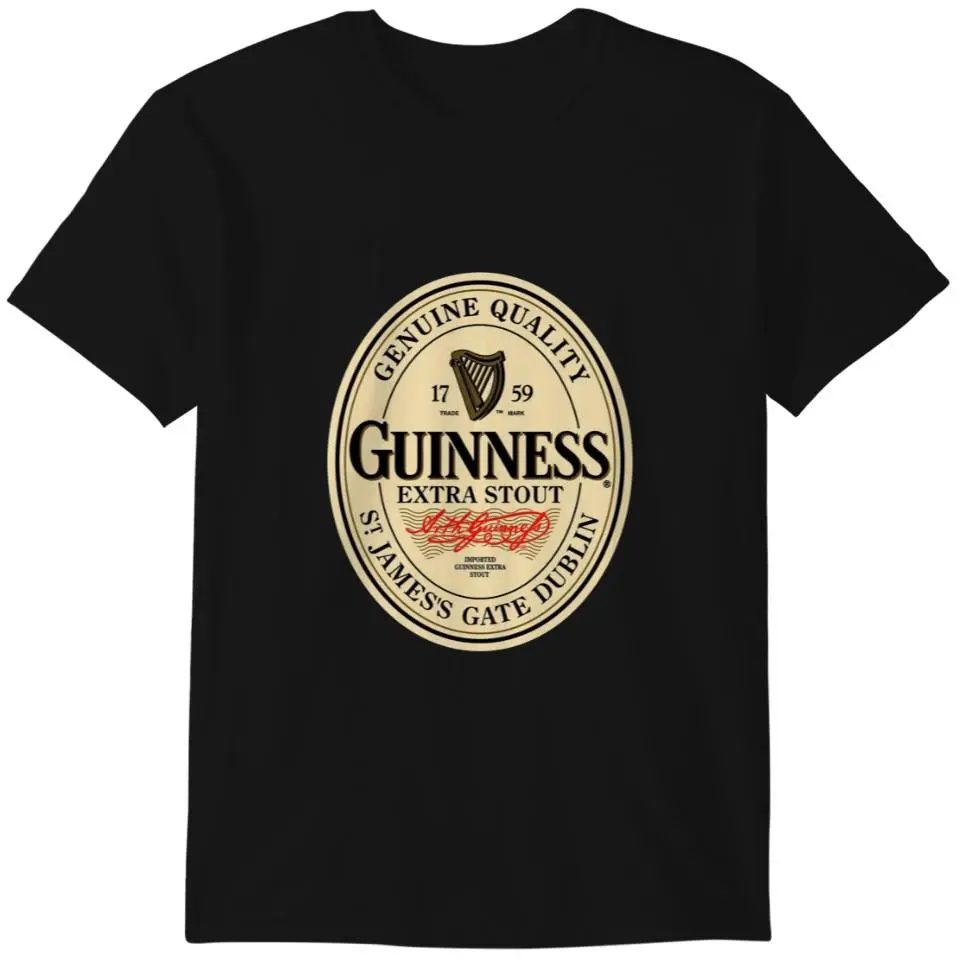 Guinness Stout Logo T-Shirts Gildan Heavy Cotton