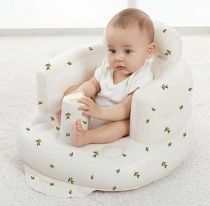 Baby Inflatable Chair for 3-36 Months, Baby Inflatable Baby Chairs, Infant Back Support Sofa with Built in Air Pump, Baby Learning, Soft Baby Chair, Newborns Learning Chair Infant newborn blow up play push comfy seat busy portable necessities  chair  bab