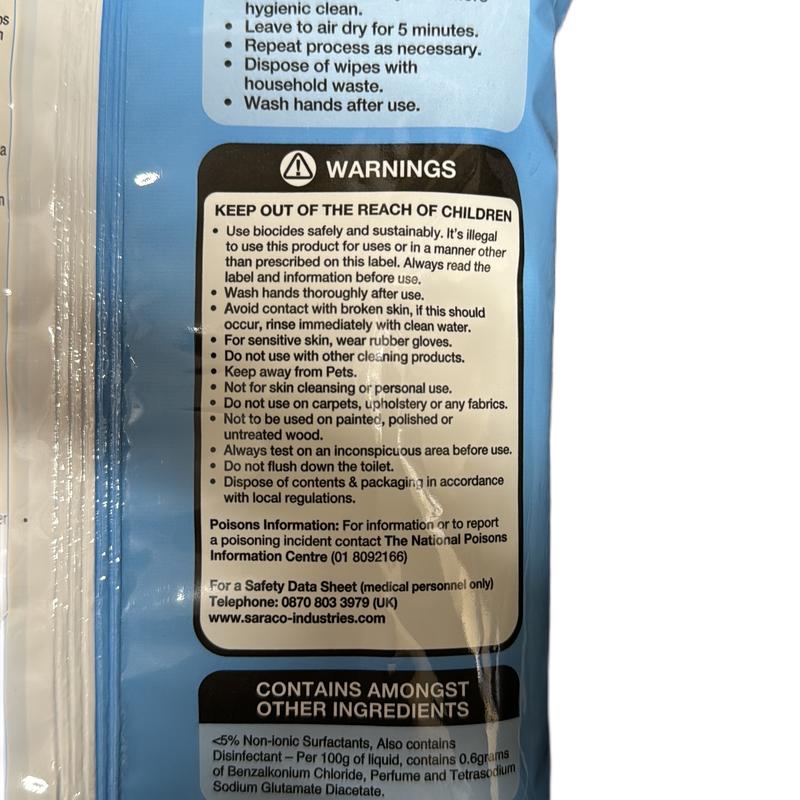 Greenshield anti-bacterial floor surface wipes pack of 24 Household 4
