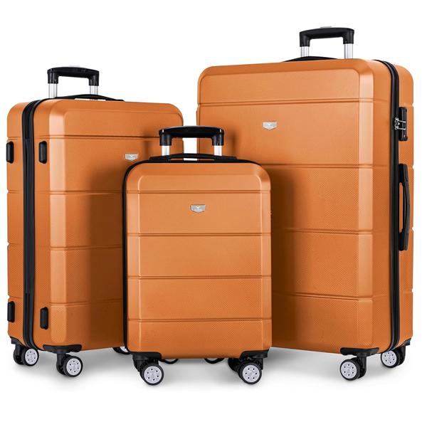 LUGG Travel Suitcase Set - Jetset 3-Piece Hard Shell Luggage, 20" 25" 28" Strong & Lightweight with Secure TSA Lock, Smooth 360° Wheels 8