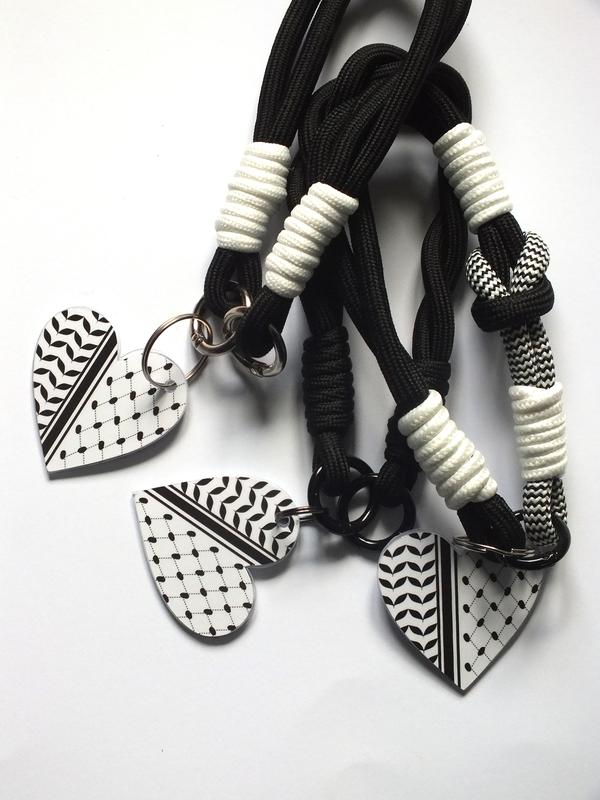 Shoelace Keyring Black White Keychain Love Heart Keyring Pink Glitter Heart Keychain Valentines Gift Anniversary Gifts Present for Girlfriend Present for Wife 7