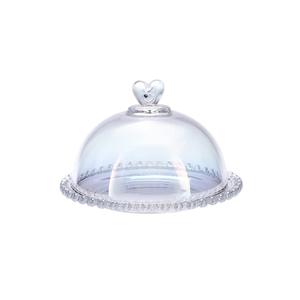 Karaca Rory Glass Cake Dome, 19cm, Transparent