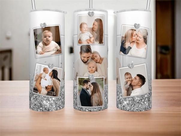 Personalised Photo Tumbler, Custom Picture Tumbler, Insulated Photo Tumbler, Gift for Her, Keepsake Tumbler drinkware 3
