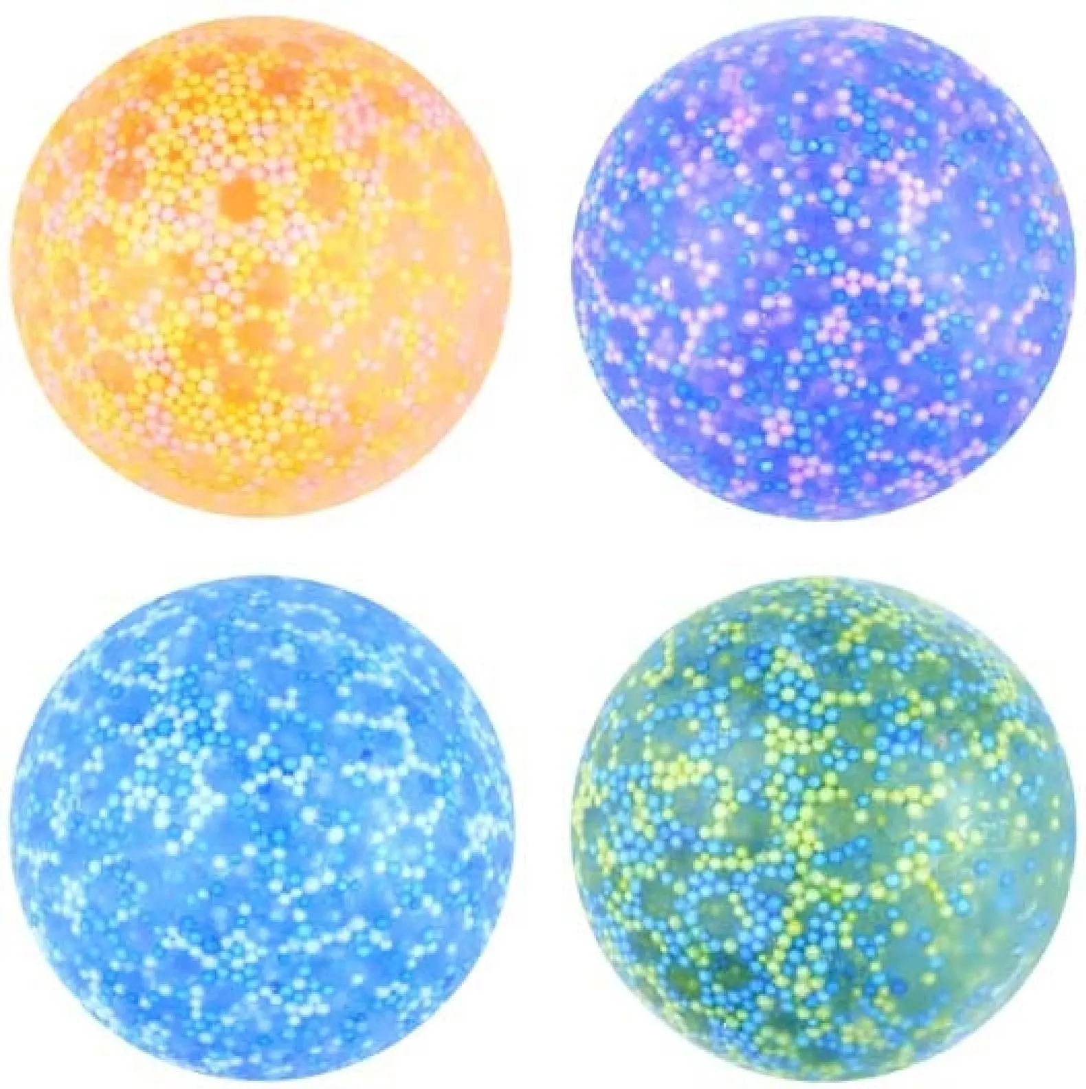 Squishy Mesh Ball Fidget Toys, Stress Balls Alleviate Tension, Anxiety, Improve Your Focus and Stress Relief for Adults and Kids - Squishy Toys Gifts