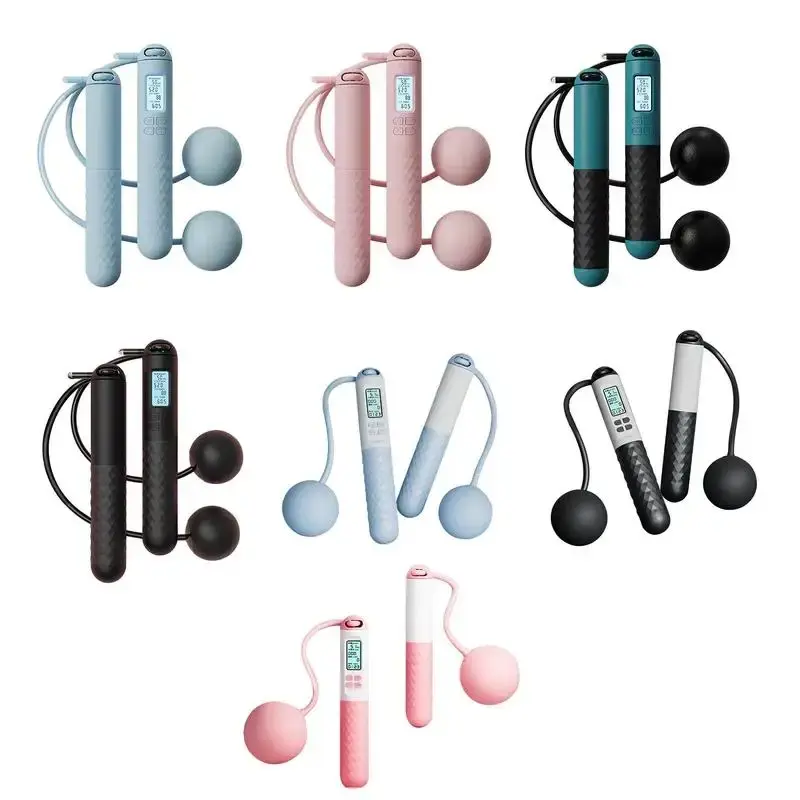 Weighted Skipping Rope Fitness Ropeless Jump Rope With CounterSmart Cordless Counting Skipping Rope For Fitness Accessories 3