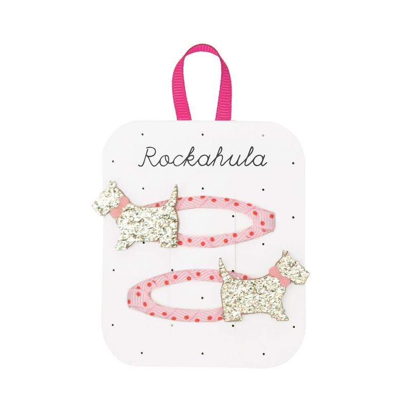 Rockahula Spotty Scottie Dog Clips 0