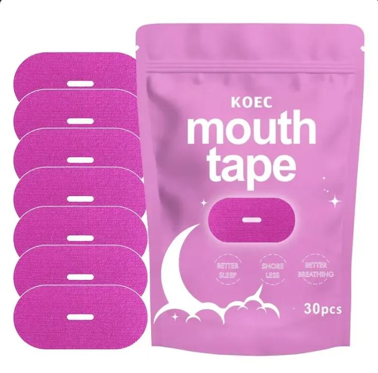 (30 Strips) Breathable Mouth Tape for Rest & Recovery 1