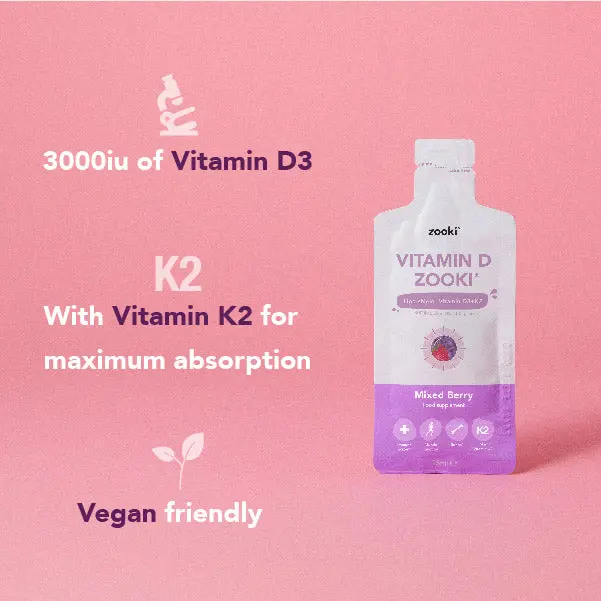 Vitamin D Zooki - Immune System, Muscle Function, Bones & Mood 8