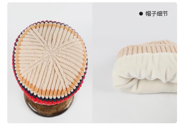 Product Introduction of Girls hat, gloves, scarf ,child crochet hat beanie,Winter three-piece children's girls scarf with velvet color hairball hat scarf gloves warm suit,knitted hat girls  hat hats  scarf 11