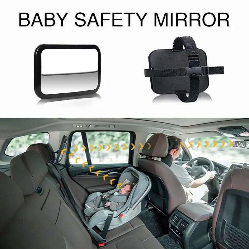 Car Baby Seat Inside Mirror View Back Safety Rear Facing Care Child Infant Care 1