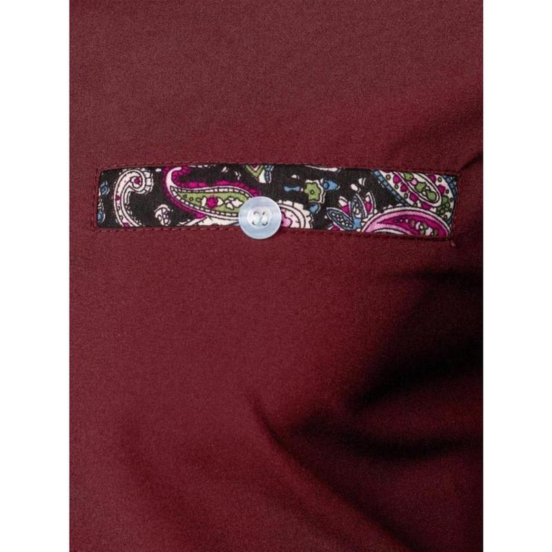 Men's Slim Paisley Print Button Front Shirt, Comfy Long Sleeve Tops for All Seasons, Casual Fashion Comfy Top for Men 3