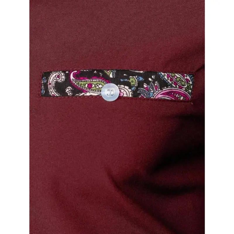 Men's Slim Paisley Print Button Front Shirt, Comfy Long Sleeve Tops for All Seasons, Casual Fashion Comfy Top for Men 3