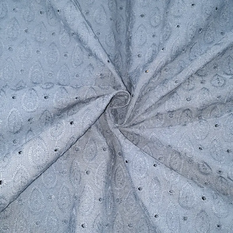 58 Inches Wide Thai Cotton Anglais Fabric for Dresses, Blouses, and Skirts - High Quality 2