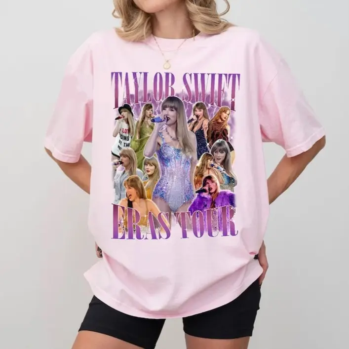 Vintage 90s Style Taylor T-Shirt, Swiftie Eras Tour T-Shirt, Taylor Gift, Trendy T-Shirt, Gift For Fan 4