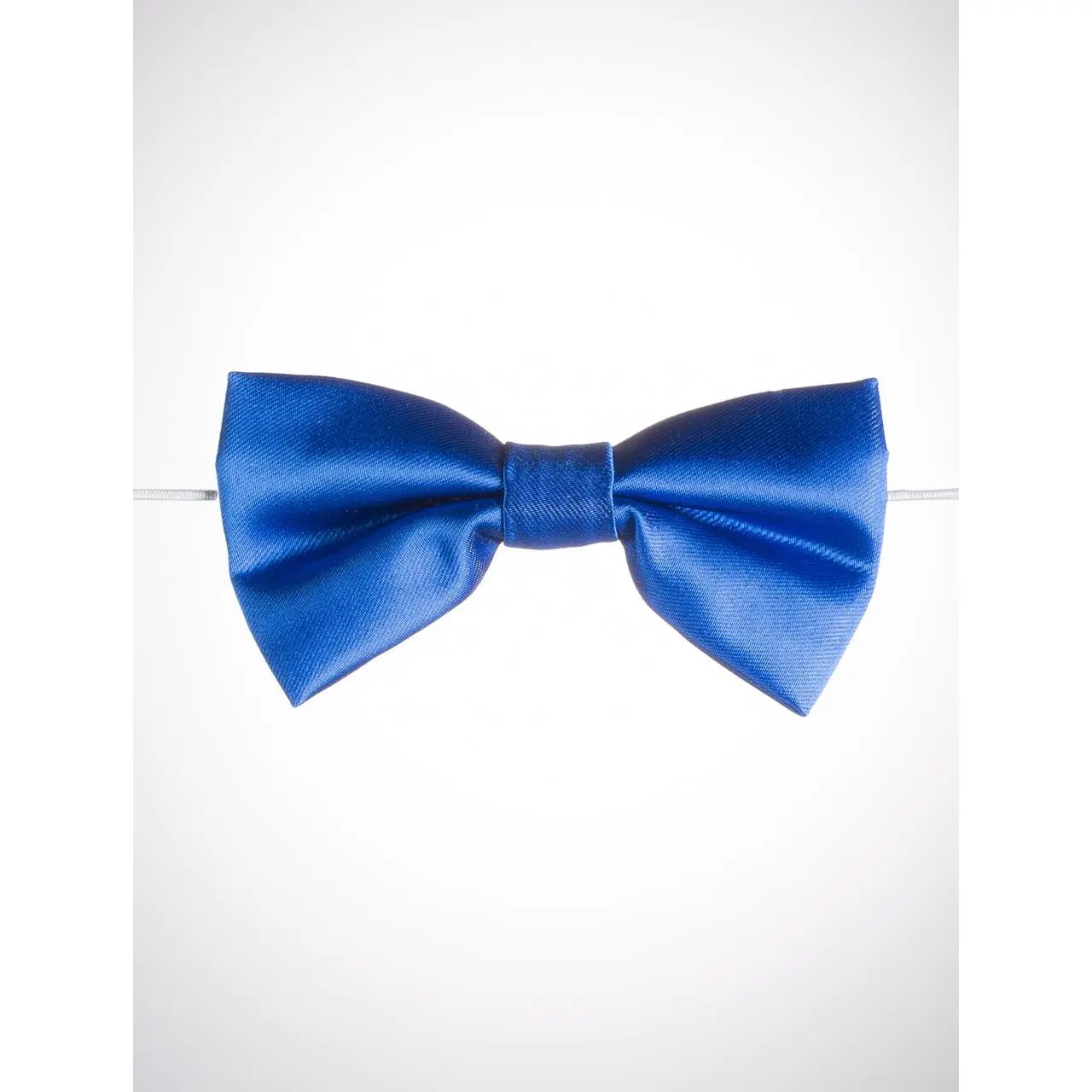 Elasticated royal blue dickie bow - Paisley