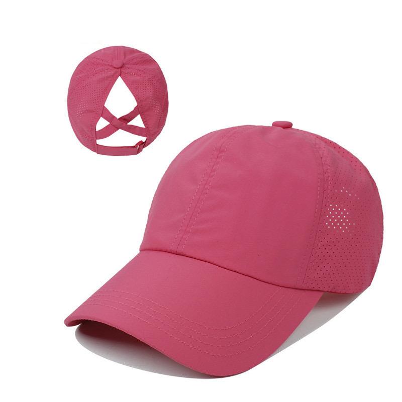 Ponytail baseball cap for running and sports 8