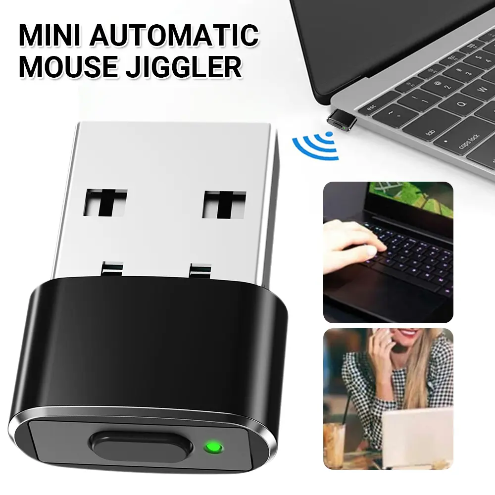 1-3X Automatic Mouse Jiggler Undetectable USB Automatic Move Cursor for Computer UK