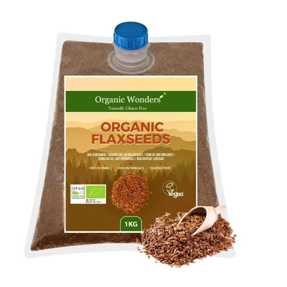 Organic Premium Flaxseeds / Linseeds 1kg Organic