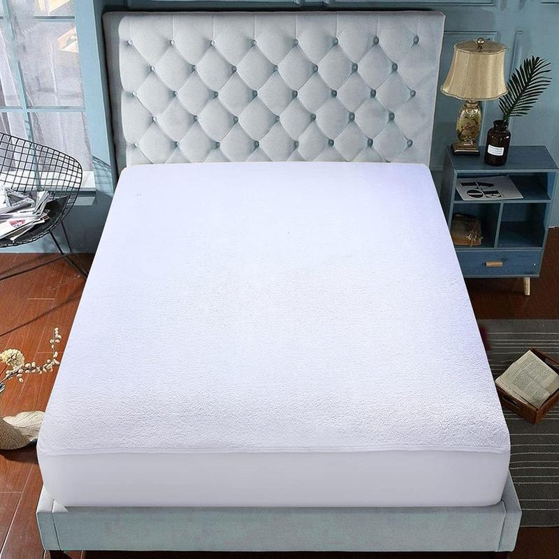 Waterproof Mattress Protector in White - Protect Your Investment - Machine Washable - Available in 3 Sizes 1