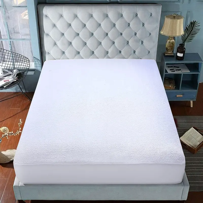 Waterproof Mattress Protector in White - Protect Your Investment - Machine Washable - Available in 3 Sizes 1