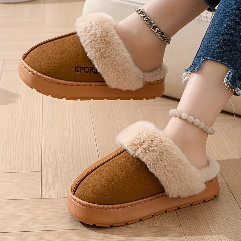 Cozy Women's Slippers - Plush Lined, Soft Sole, Non-Slip Indoor Shoes for All Seasons,The number will be a code smaller 2