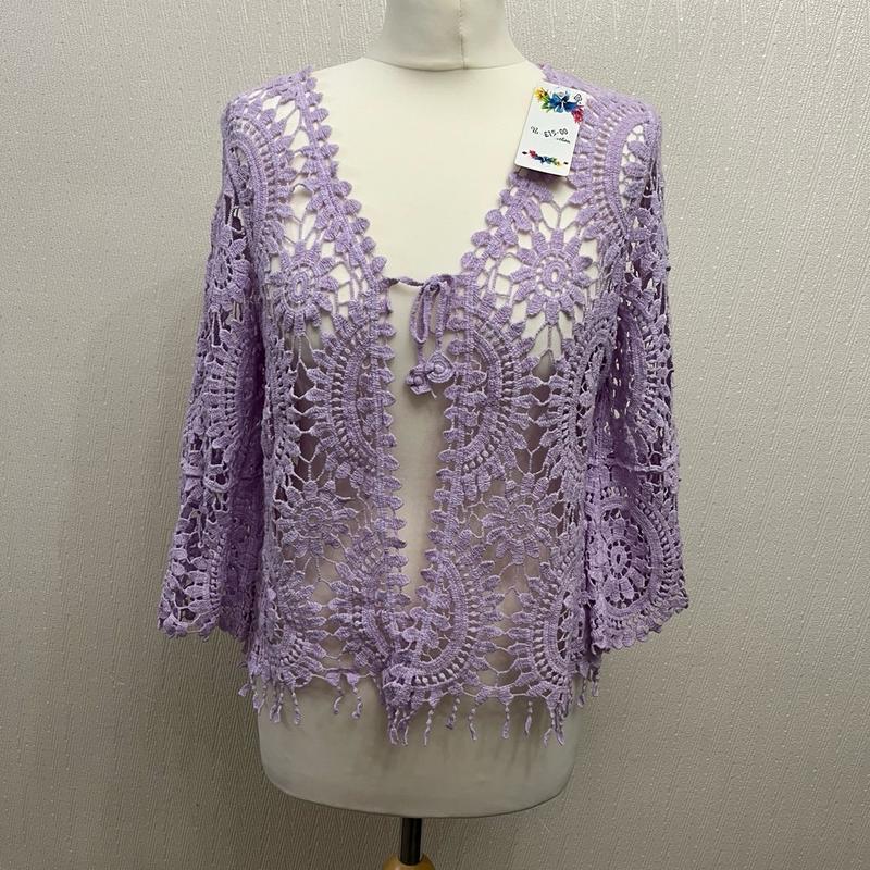 NEW Crochet Cardigan - With Tassels 8