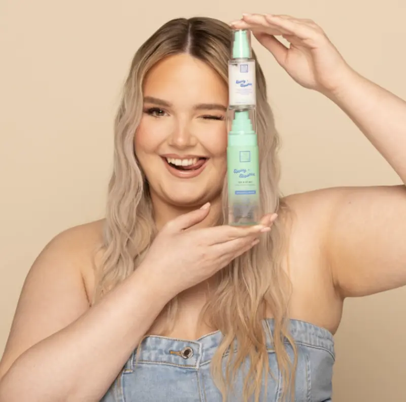 Dewy Bounce Hydrating Serum + 16h Hold Seal & Set Mist Duo - The Beauty Crop 1