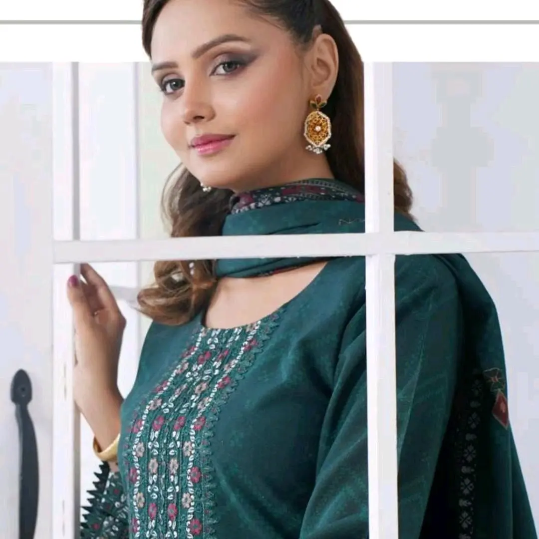 Luxury Dhanak 3piece  D/03