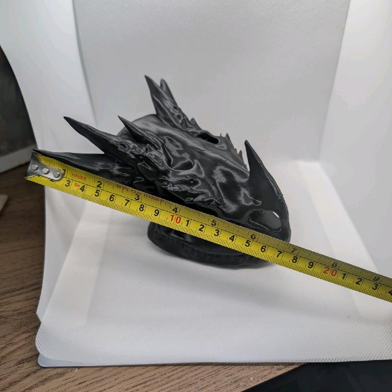 Dragon Skull Horned Gothic Figurine Ornament 17cm - Perfect for Gothic Decor Standing 6