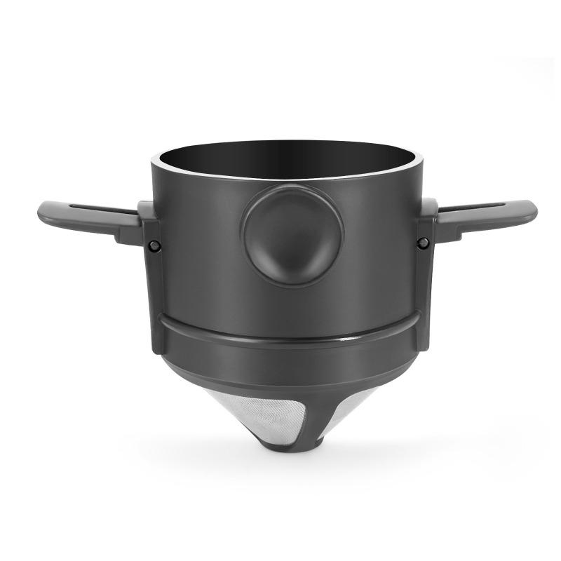 1pc Stainless Steel Coffee Filter, Portable Coffee Maker For Office, Camping And Travel 4