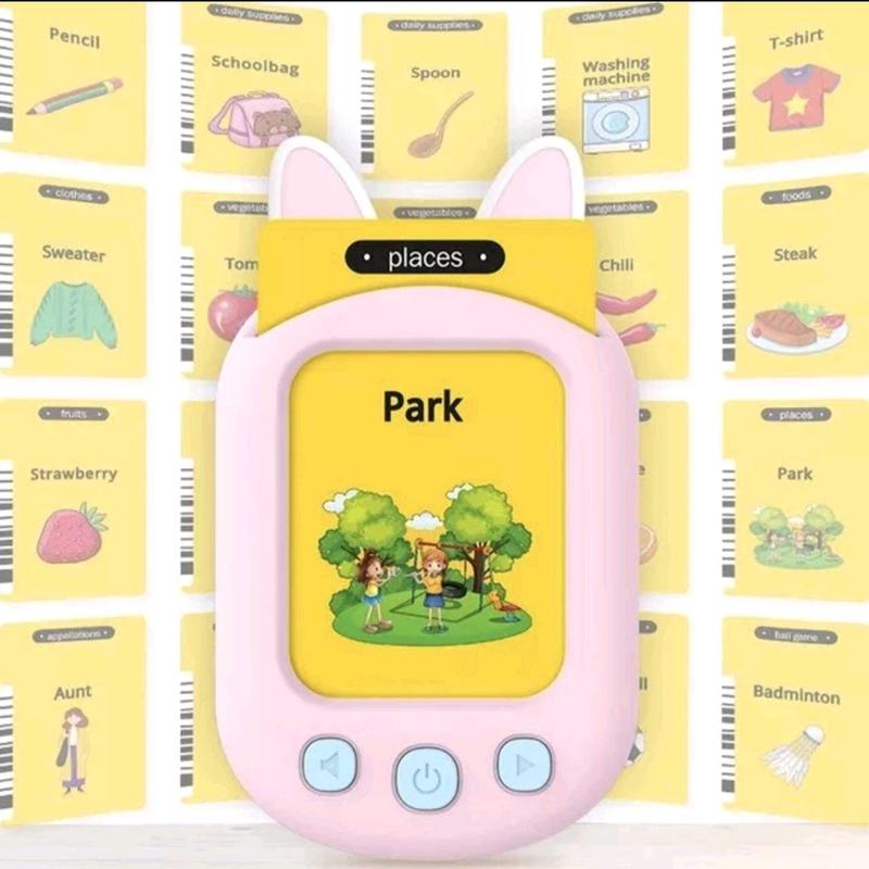 Talking Flash Cards for Toddlers 224 Words Learning Toys Preschool Audible Game busy board baby development 1