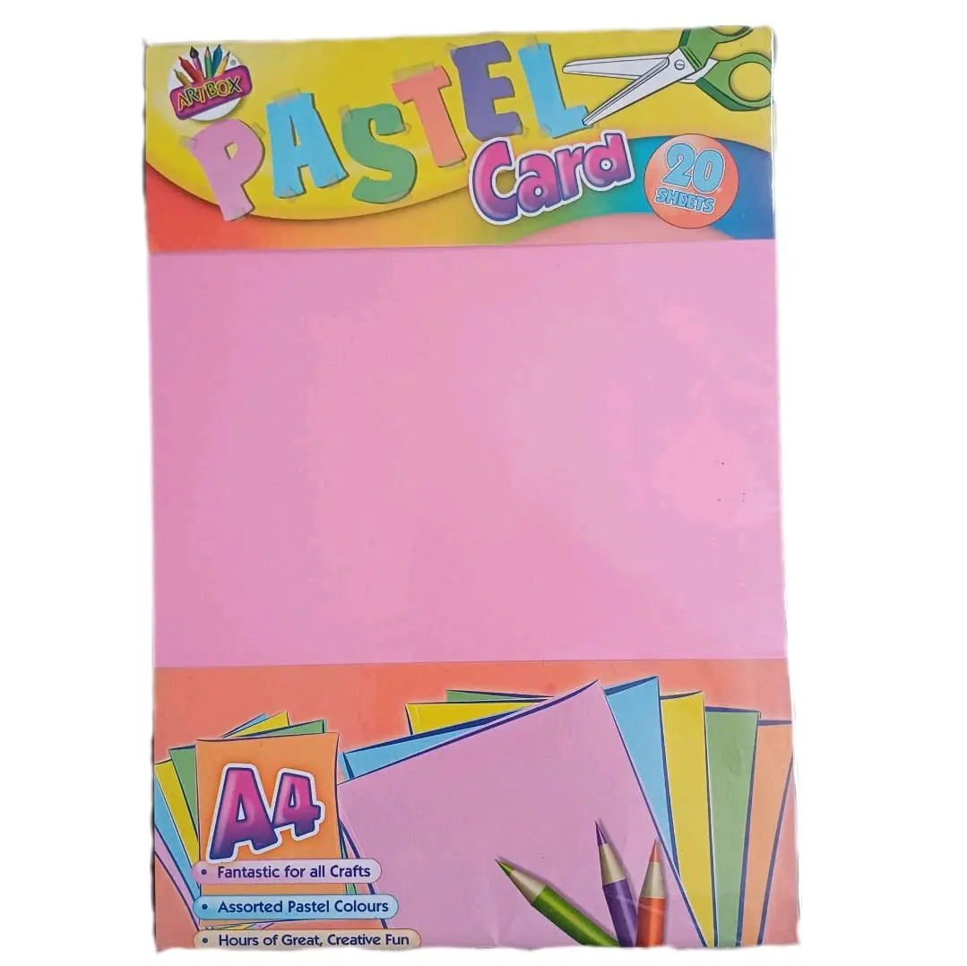 Tallon Pastel Cards A4 20 sheets